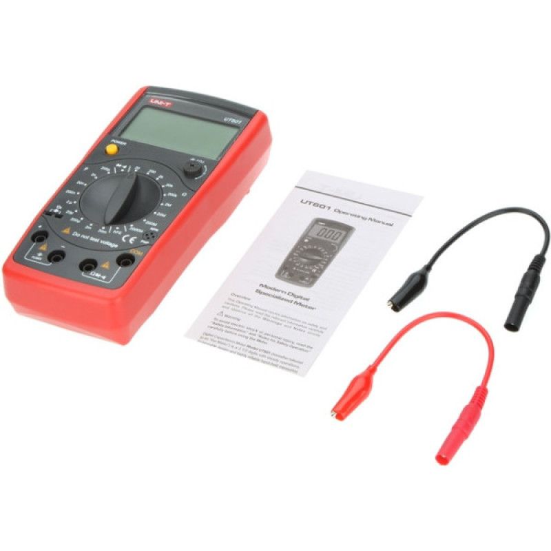 Цифровой мультиметр емкости и сопротивления UNI-T UT-601