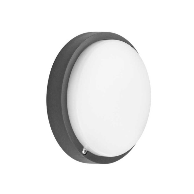 Светильник LED PiN ДББ Дельта 12W 5000K IP54 антрацит с датчиком ( 116128 )