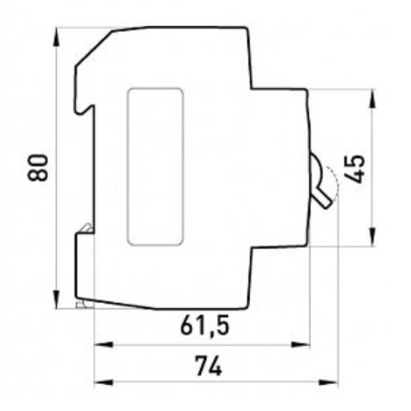 Модульный автоматический выключатель E.NEXT e.mcb.stand.45.3.C25