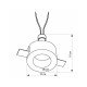 Гіпсовий точковий врізний світильник Imperium Light 596110.01.01 Cordi GU10/GU5.3 1x50W IP20