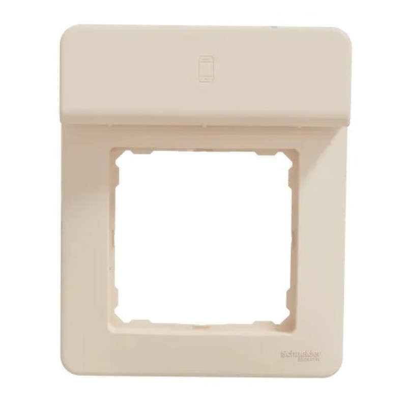 Рамка Schneider Electric Sedna Design с подставкой для мобильного бежевая SDD312809