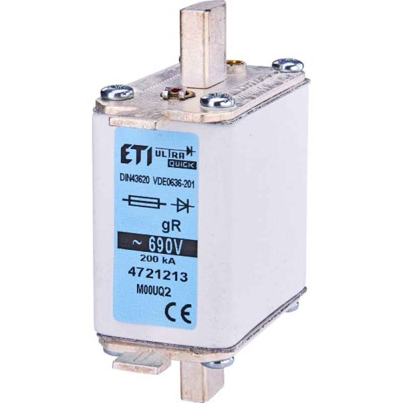 Запобіжник ETI 004721214 M000UQ2/100A/690V gR (200 kA)