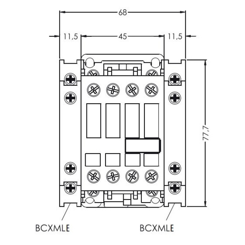 Контактор ETI 004645103 CEM 25.00 230V AC