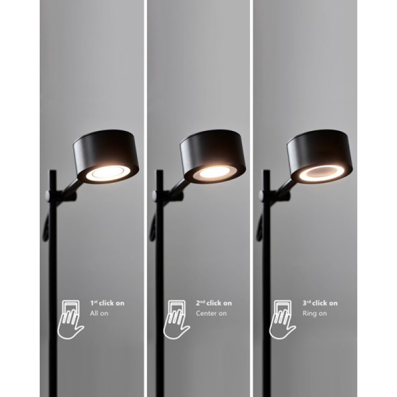 Торшер Nordlux 2010844003 Clyde LED 2x8W 2700K 350Lm IP20 черный