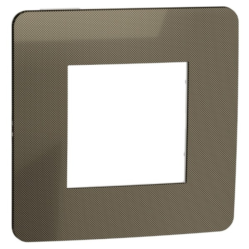 Однопостовая рамка Schneider Electric NU280250 (бронза/белая)