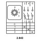 Пакетный переключатель Аско-Укрем ПКП Е9 2.843 A0110010014 (0-1-2-3 выбор фазы)