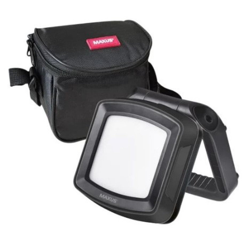 Фонарь Maxus Portable Emergency LED Light 8Вт 4100K IP65 5000mAh IP65 черный (MAX-8W-BLK-EM)