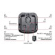 Фонарь Maxus Portable Emergency LED Light 8Вт 4100K IP65 5000mAh IP65 черный (MAX-8W-BLK-EM)