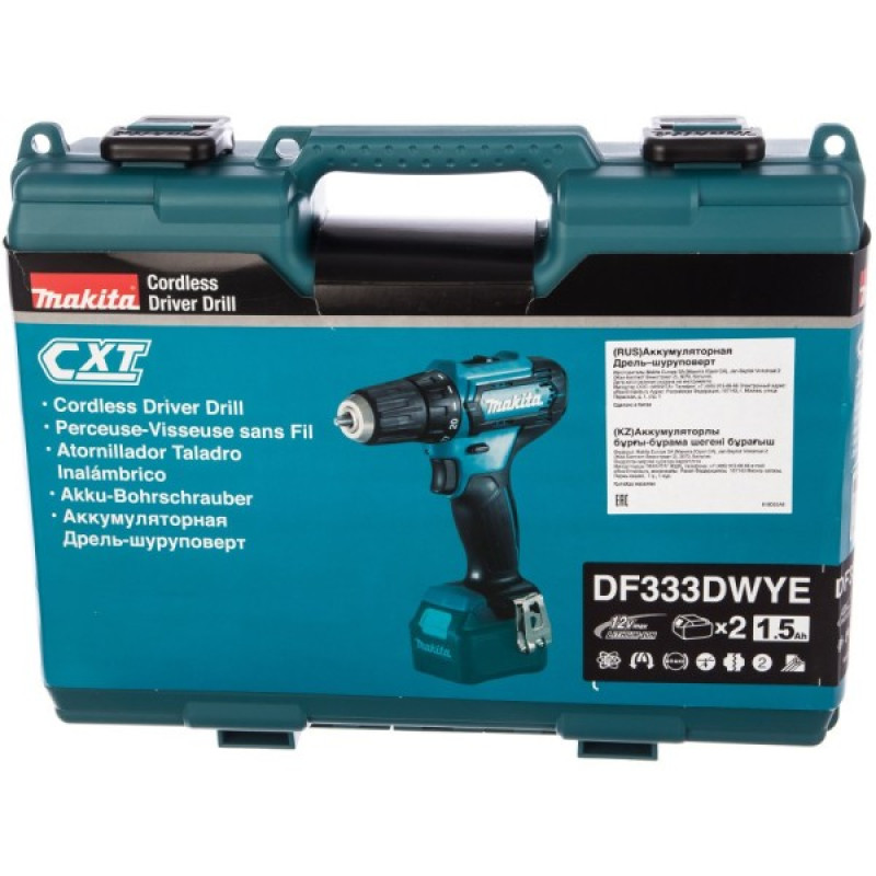 Аккумуляторный шуруповерт Makita DF333DWYE