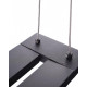 Подвесной светильник, люстра Azzardo AZ5428 Flash LED 2x70W 4000K 5600Lm IP20 черный