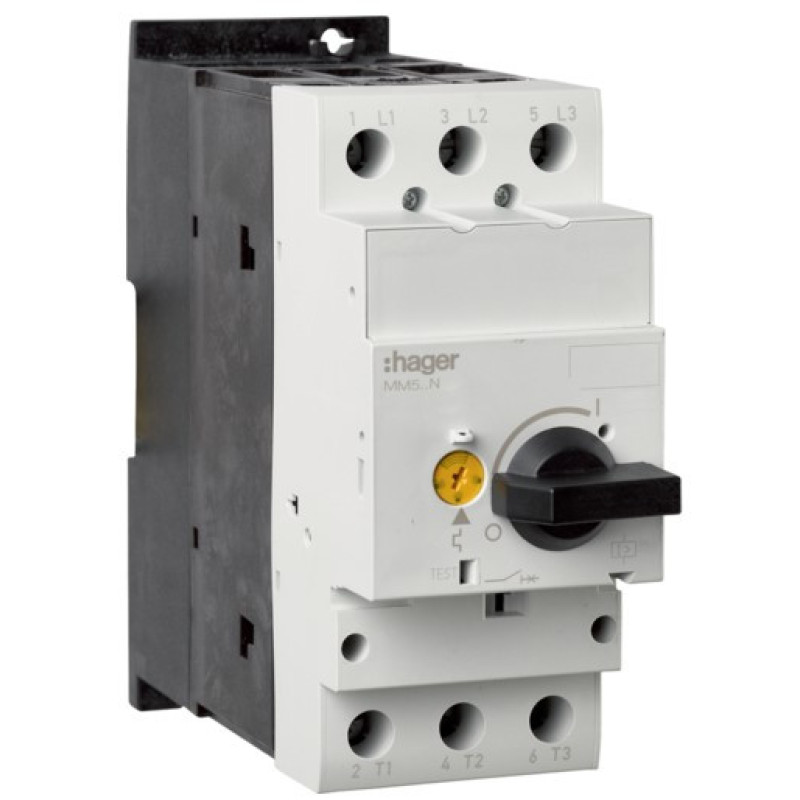 Автомат захисту двигуна Hager MM526N 55-63А 3М
