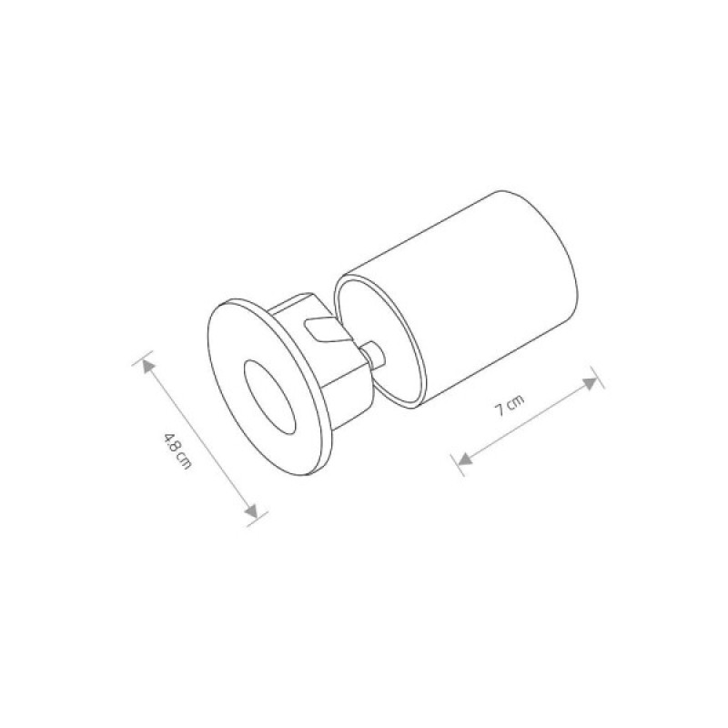 Світильник Nowodvorski 39103 Oia LED 1x1W 3000K 45Lm IP20 Wh
