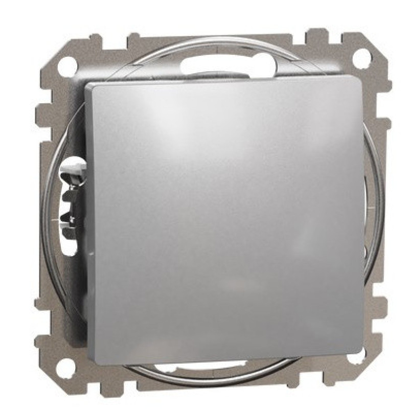 Кнопковий перемикач Schneider Electric Sedna Design & Elements алюміній SDD113116