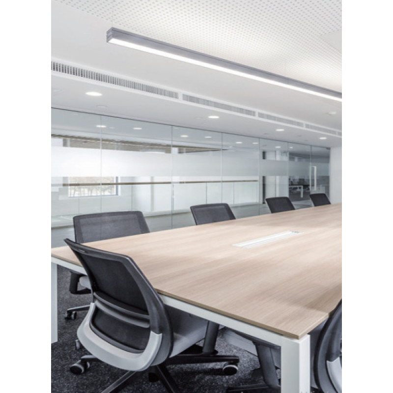 LED-профиль MLG подвесной LP25251F с рассеивателем, 2 метра