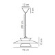 Подвесной светильник, люстра Nordlux 2213603003 Carmen E27 1x40W IP20 черный