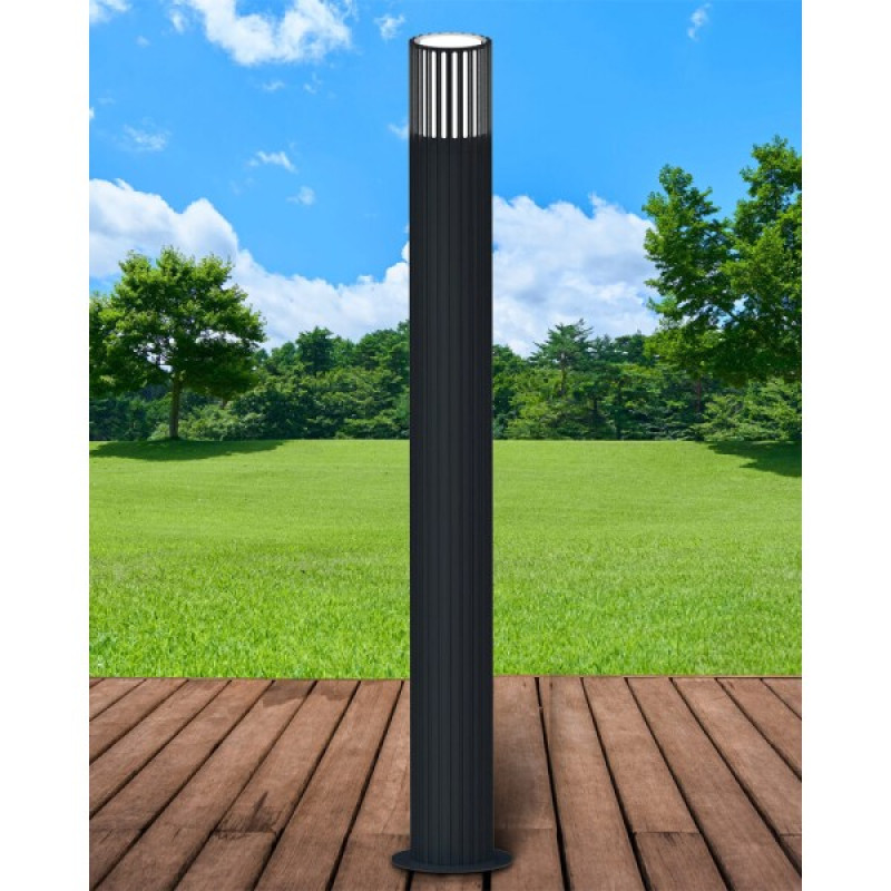 Уличный светильник Goldlux 329363 Kuusamo E27 1x20W IP54 графитовый