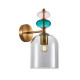 Бра, настенный светильник Italux WL-30263-1B-BRO-SG Busco E27 1x40W IP20 разноцветный