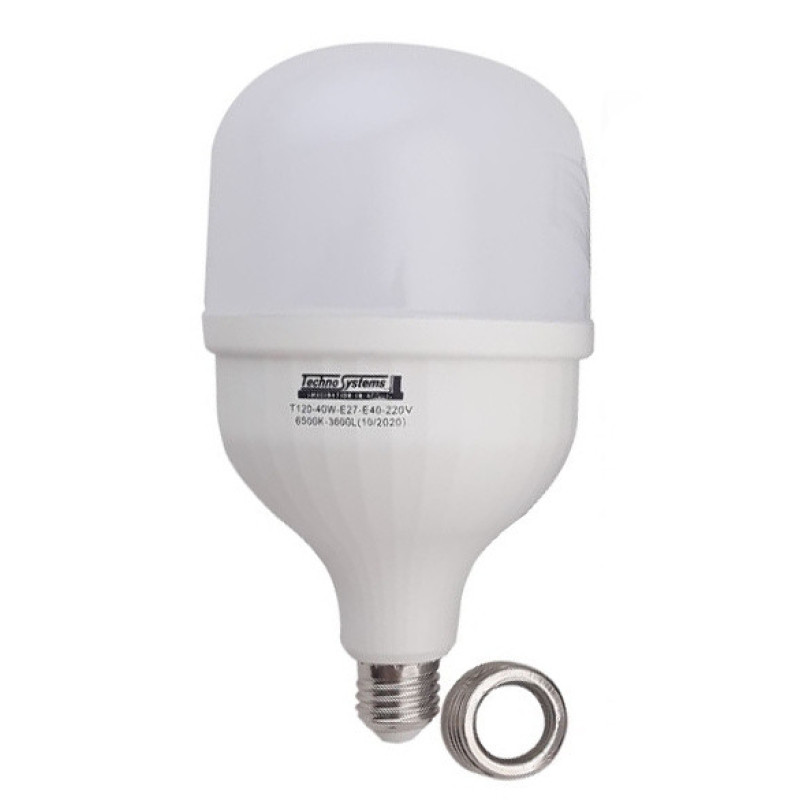 Світлодіодна лампа TNSy LED Cable Electro-T120-40W-E27-E40-220V-6500K-4200L GOLDEN (TNSy5000181)