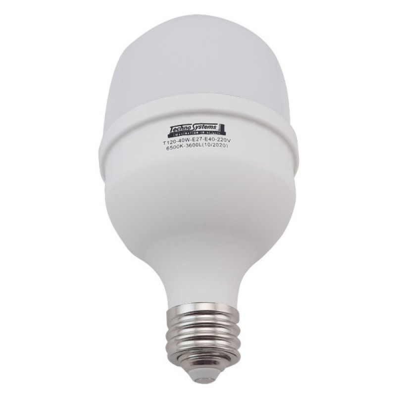 Світлодіодна лампа TNSy LED Cable Electro-T120-40W-E27-E40-220V-6500K-4200L GOLDEN (TNSy5000181)