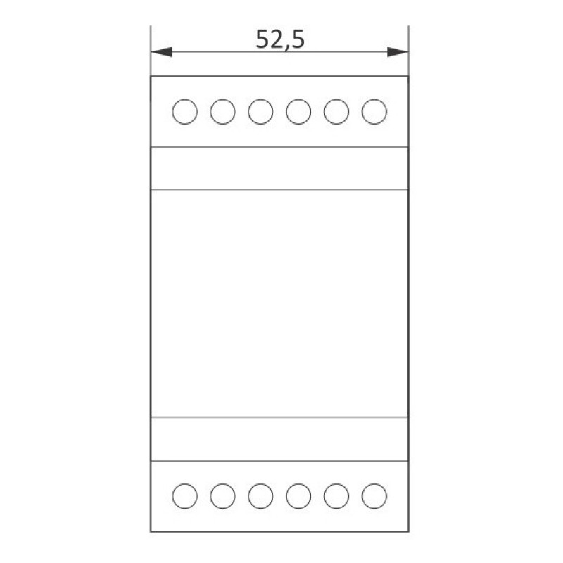 Трехфазный амперметр F&F DMA-3RMS 100-265В AC