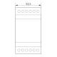 Трехфазный амперметр F&F DMA-3RMS 100-265В AC