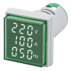 Измерительное цифровое устройство TOSUNlux AD22-SAV 0-100A 50-500В класс точности 2,5 синий (6931934234961)