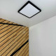 Светильник LED MILLENNIUM 26W 5000K квадрат черный Violux ( 352226 )