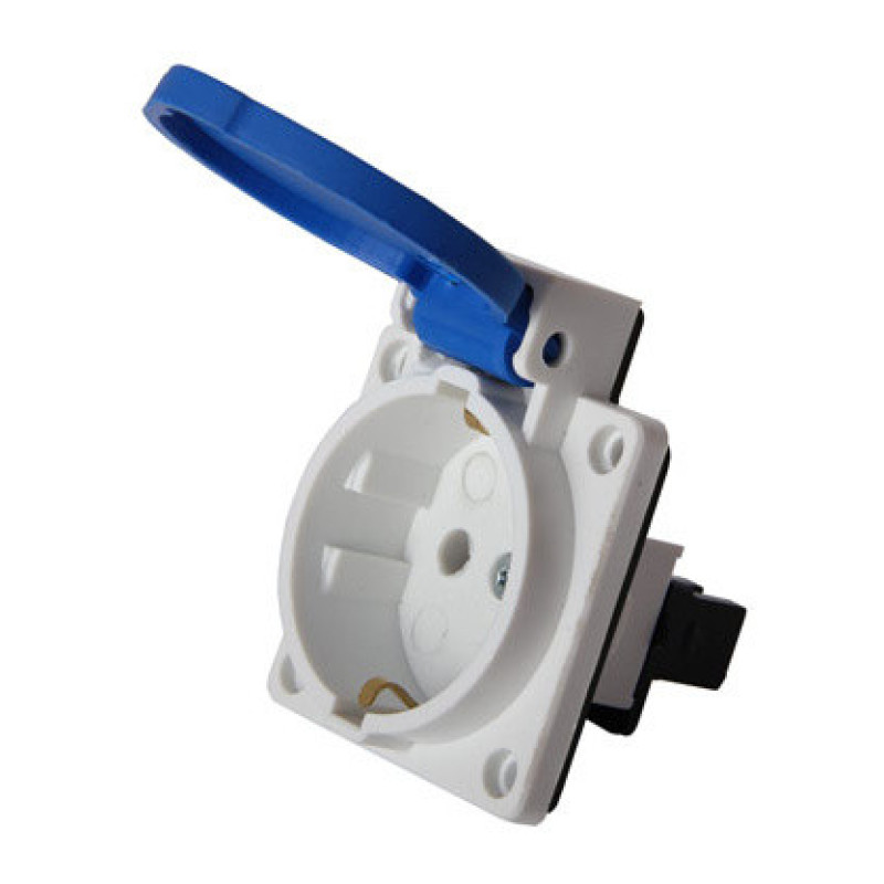 Силовий роз'єм E.Next e.socket.029.8.16,2Р+Z, 250В, 16А, IP44