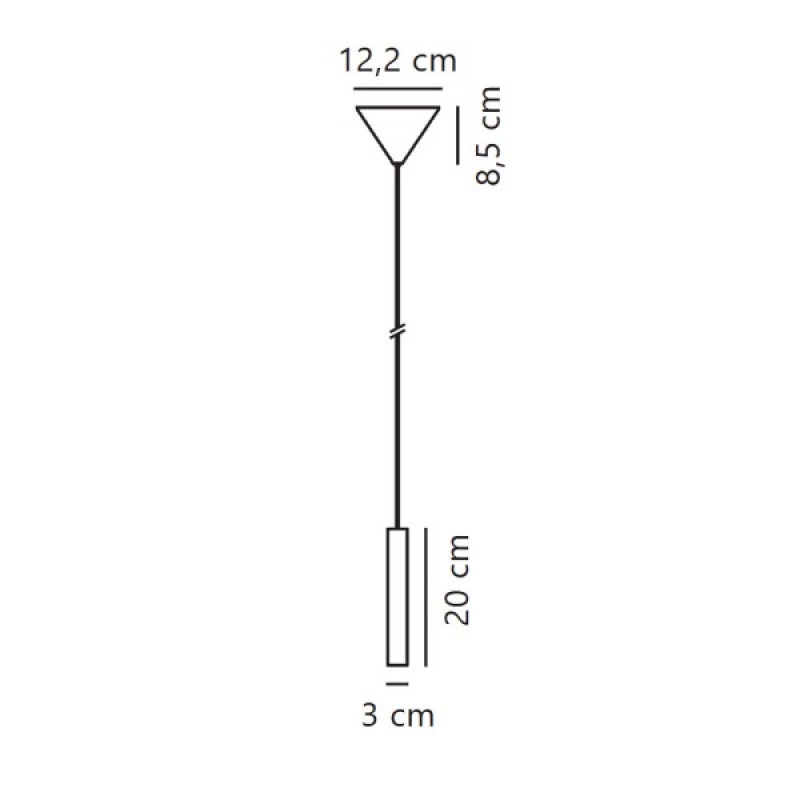 Подвесной светильник, люстра Nordlux 2112213003 Omari LED 1x5W 2700K 320Lm IP20 черный