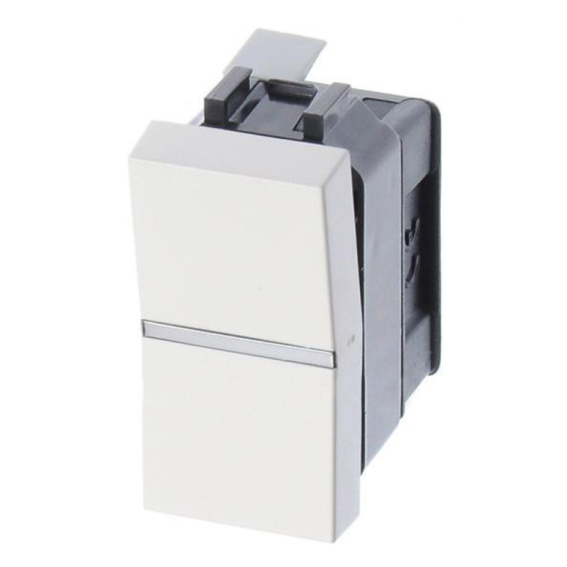 Вимикач ABB Zenit 2CLA210100N1101 N2101 BL 1М (білий)