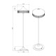 Торшер Pikart 28444-1 Lo fringe E27 1x60W IP20