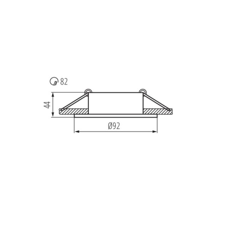 Точковий світильник Kanlux 26736 Ivri GU10/GU5.3 1x10W IP20 білий