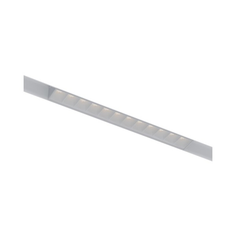 Магнитный трековый светильник Kloodi KDMG-LINE220 DL 12W 3K WH LED 960Lm IP20 белый