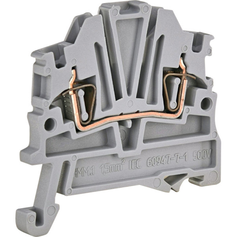 Пружинна клема ETI 003903130 ESP-HMM.1 (1.5мм² сіра)