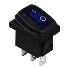 Переключатель TNSy KCD1-2-101WN BL/B с подсветкой IP65 синий (TNSy5500693)