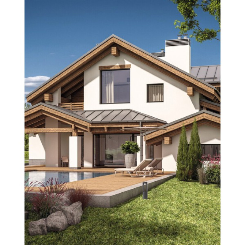 Вуличний світильник Kanlux 36551 Pevo GX53 1x11W IP44 графітовий