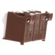 Блок фазных клемм Hager KN14P 3x16мм2+11x4мм2