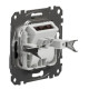 Накладка для вывода кабеля Schneider Electric Sedna Design & Elements алюминий SDD113903