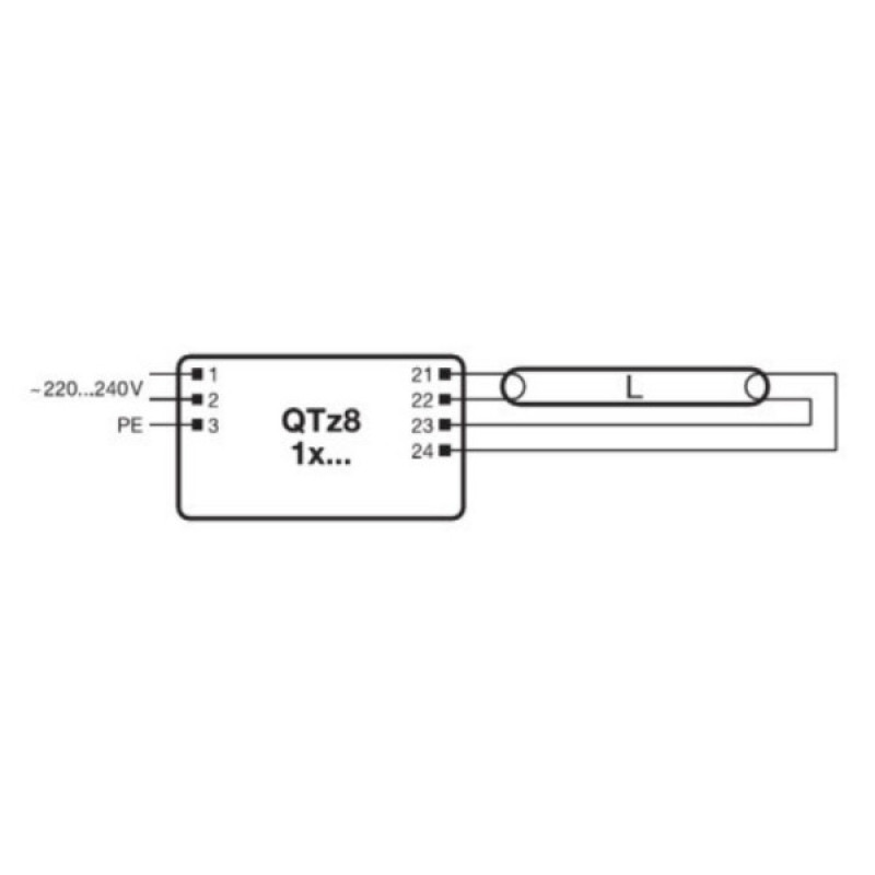 ЭПРА Osram QTZ8 1X36/220-240 VS20 (4008321863287)