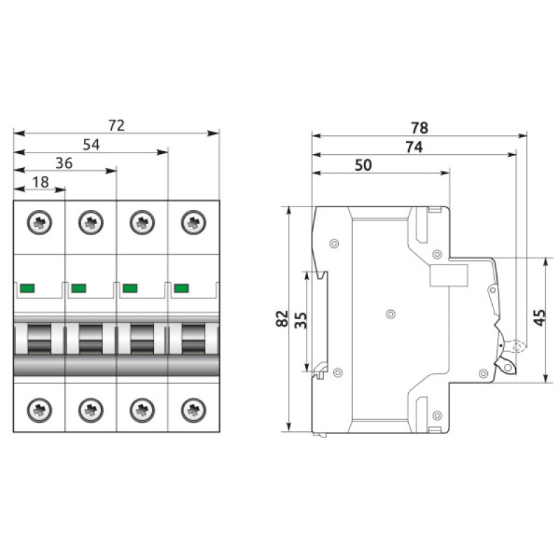 Вимикач навантаження Promfactor FSD3 1P 125A (FSD31125)