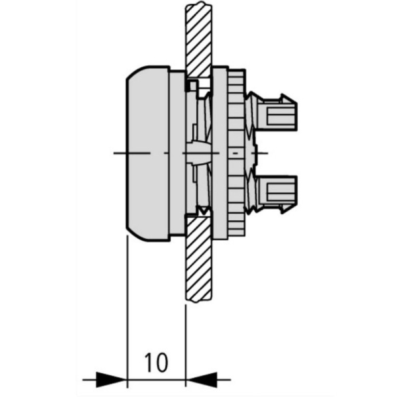Головка кнопки Eaton Moeller M22-D-S