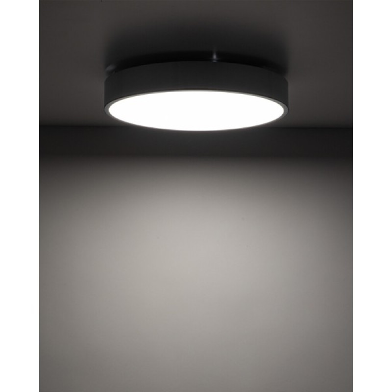 Потолочный светильник TK Lighting 18282 Velis LED 1x24W 3000K/4000K/5500K 1100Lm IP54 хром