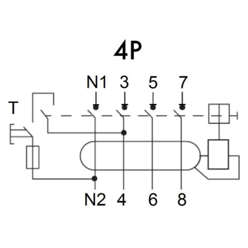 УЗО Schrack AR002103 10кА 25А 30мА 3P+N тип AC