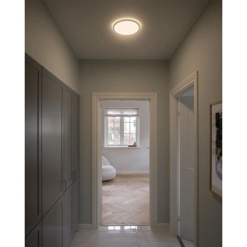 Світильник стельовий з датчиком руху Nordlux 2110456101 Oja LED 1x15W 2700K 1600Lm IP54 білий