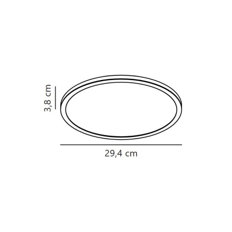 Світильник стельовий з датчиком руху Nordlux 2110456101 Oja LED 1x15W 2700K 1600Lm IP54 білий