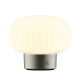 Настільна лампа з акумулятором Goldlux 329844 Latte Led 1x1.8W 2700K 150Lm IP20 Срібна