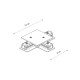Соединитель Nowodvorski 8834 Profile Recessed T-connector IP20 белый