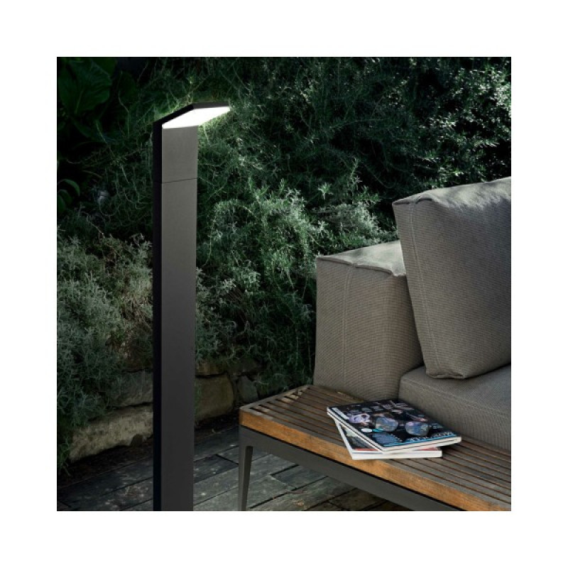 Вуличний світильник Ideal Lux 322353 Syle pt Led 1x9W 4000K 1100Lm IP54 Grey