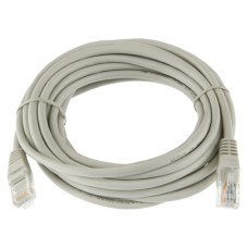 Патч-корд литой Logicpower UTP, RJ45, кат. 5Е, 5м