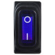 Перемикач Аско-Укрем KCD3-101NW BL/B (0-I) IP54 з підсвічуванням синій (A0140040038)